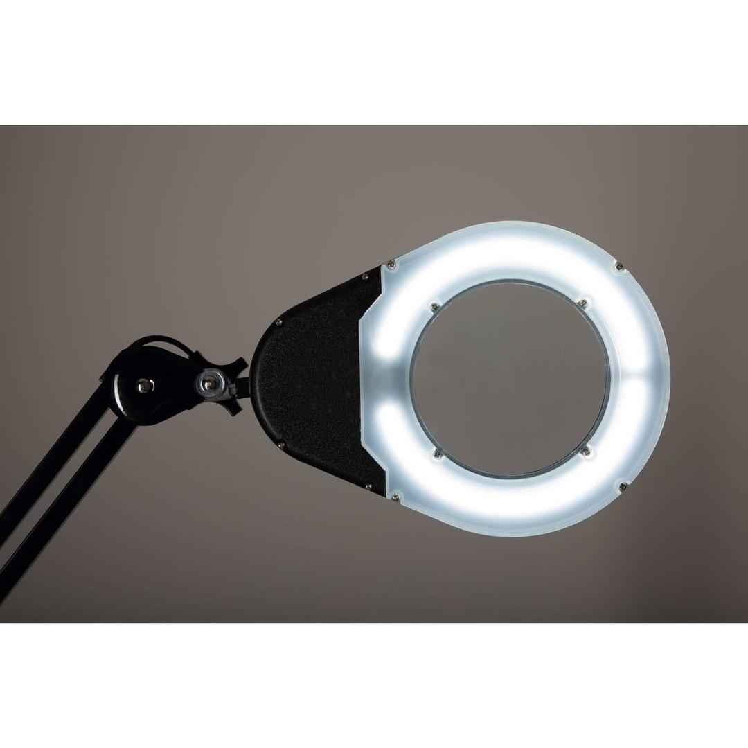 Lampe loupe LED sur pied, 3 dioptries viso sur pied noir MAUL - Lampe loupe LED sur pied MAULviso noir, détail
