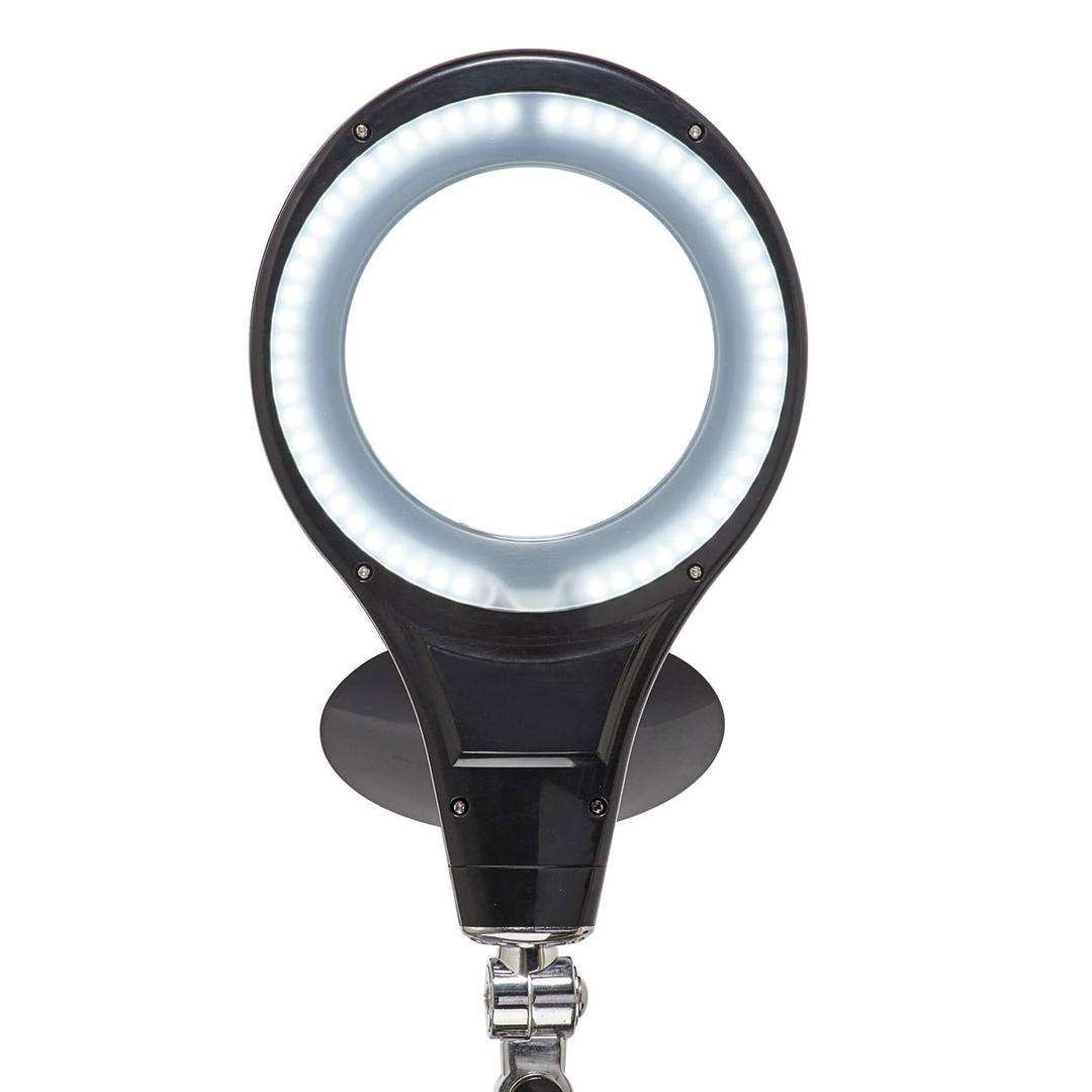 Lampe loupe LED sur pied, 3 dioptries makro sur pied noir MAUL - Lampe loupe LED sur pied MAULmakro noir, détail