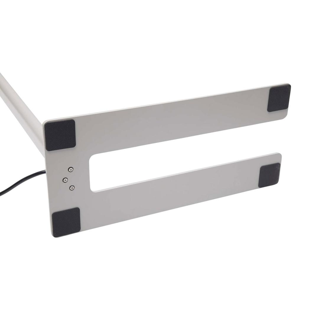Lampadaire LED, direct et indirect jet argent MAUL - Lampadaire LED MAULjet argent, détail