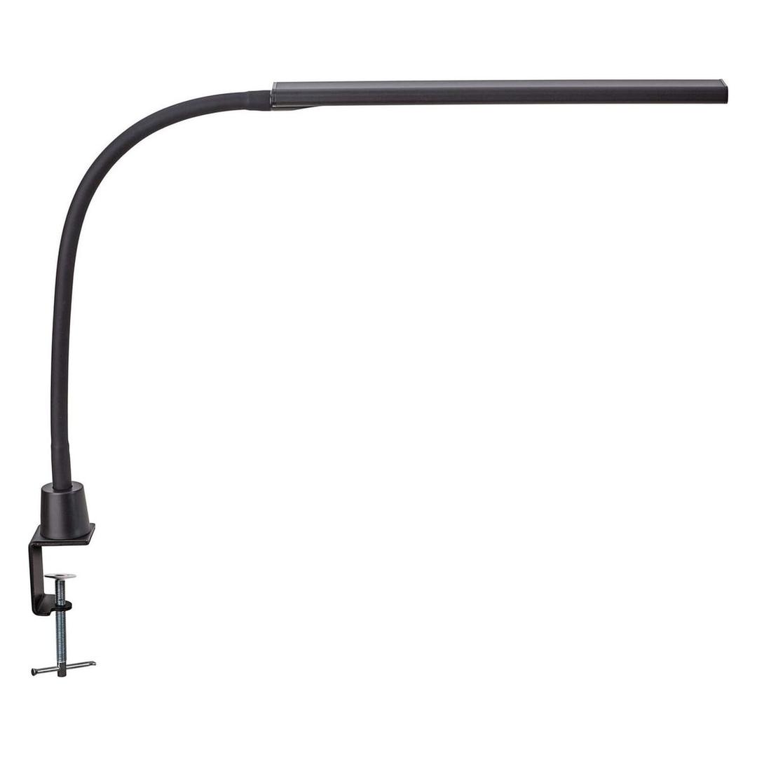 Lampe de bureau LED à pince, 4 niveaux pirro noir MAUL - Lampe de bureau LED à pince MAULpirro noir, vue d'ensemble