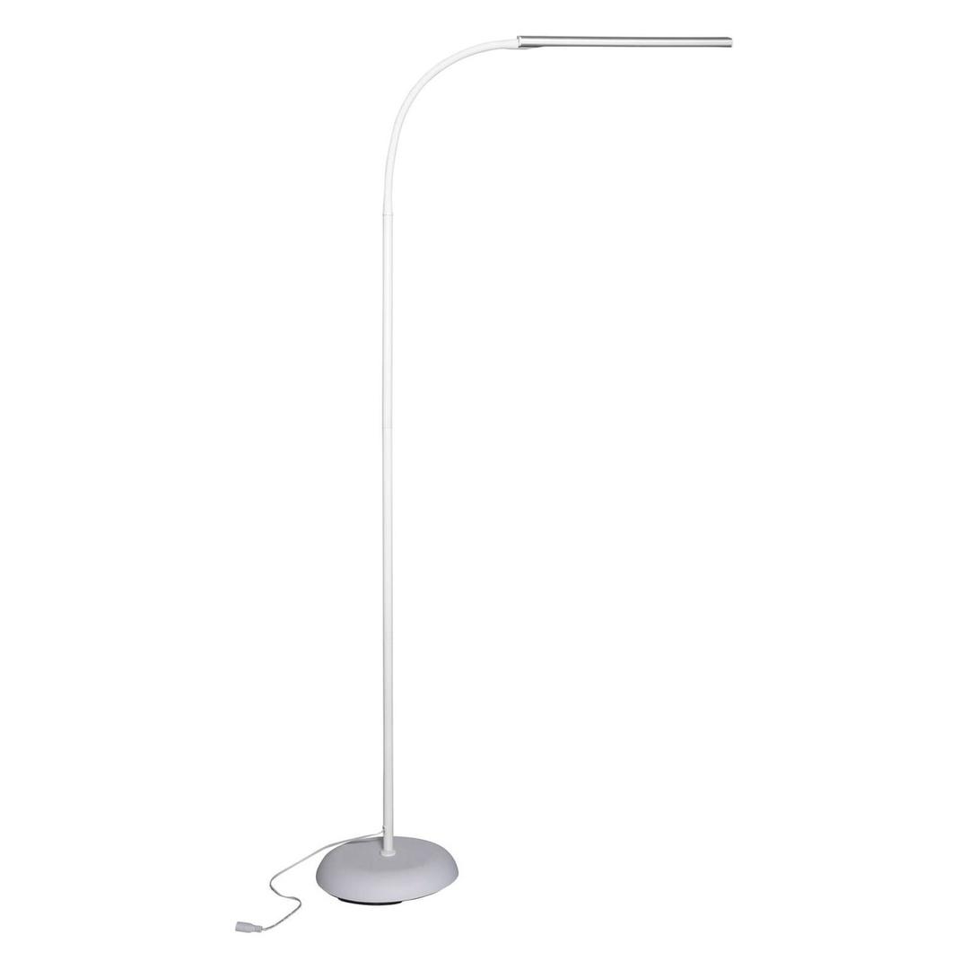 Lampadaire de lecture LED, 126 cm pirro lampadaire blanc MAUL - Lampadaire de lecture LED MAULpirro blanc, vue d'ensemble