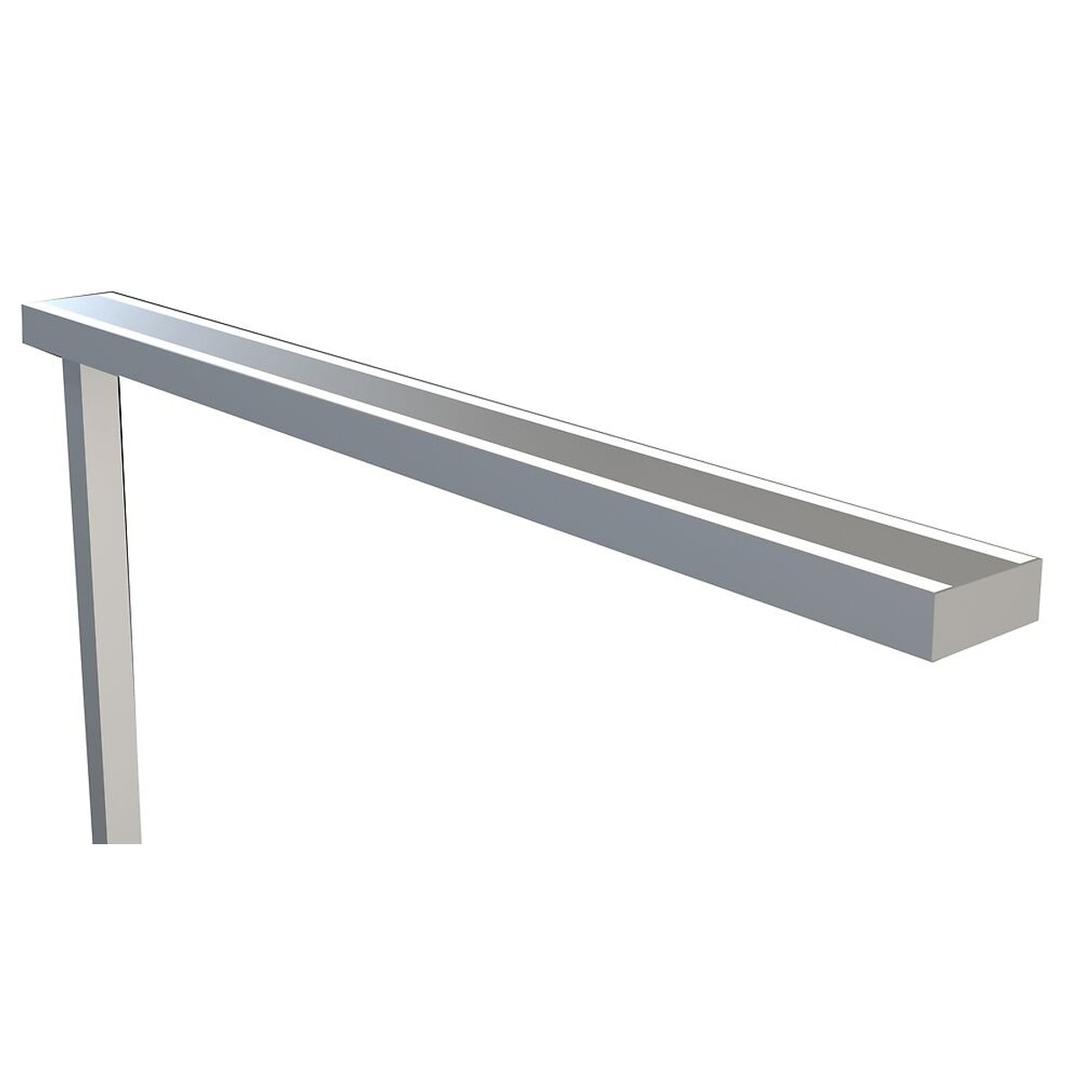 Lampadaire LED, tête de 98 cm STRATUS UNILUX - Lampadaire LED UNILUX STRATUS gris métal, tête longue, détail