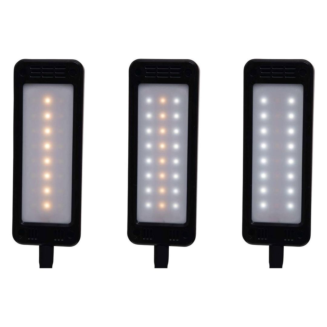 Lampe de bureau LED, température réglable pearly colour vario noir MAUL - Lampe LED MAULpearly colour vario noir, dimensions
