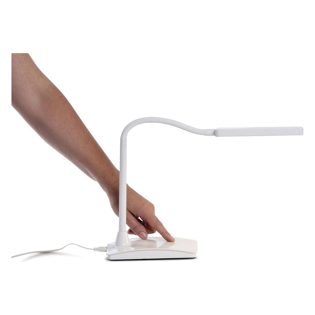 Lampe de bureau LED, température réglable pearly colour vario blanc MAUL - Lampe LED MAULpearly colour vario blanc, détail