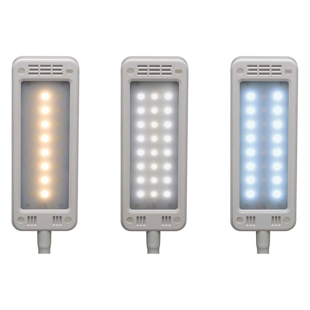 Lampe de bureau LED, température réglable pearly colour vario blanc MAUL - Lampe LED MAULpearly colour vario blanc, dimensions