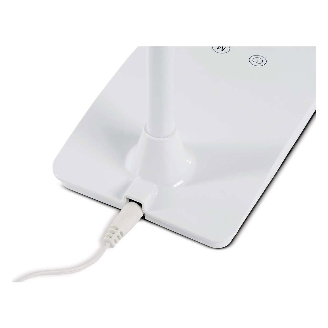 Lampe de bureau LED, température réglable pearly colour vario blanc MAUL - Lampe LED MAULpearly colour vario blanc, détail
