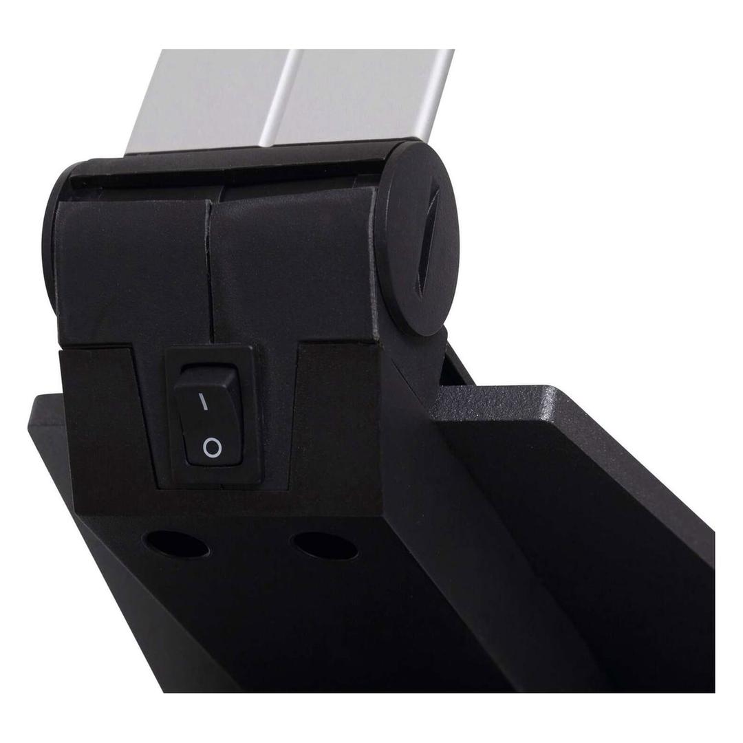 Lampe de bureau LED, garantie 5 ans solaris argent MAUL - Lampe de bureau LED MAULsolaris argent, détail