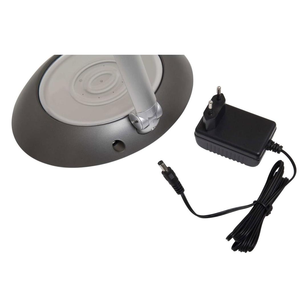 Lampe de bureau LED dimmable, 4000 K space argent MAUL - Lampe de bureau LED dimmable MAULspace argent, détail