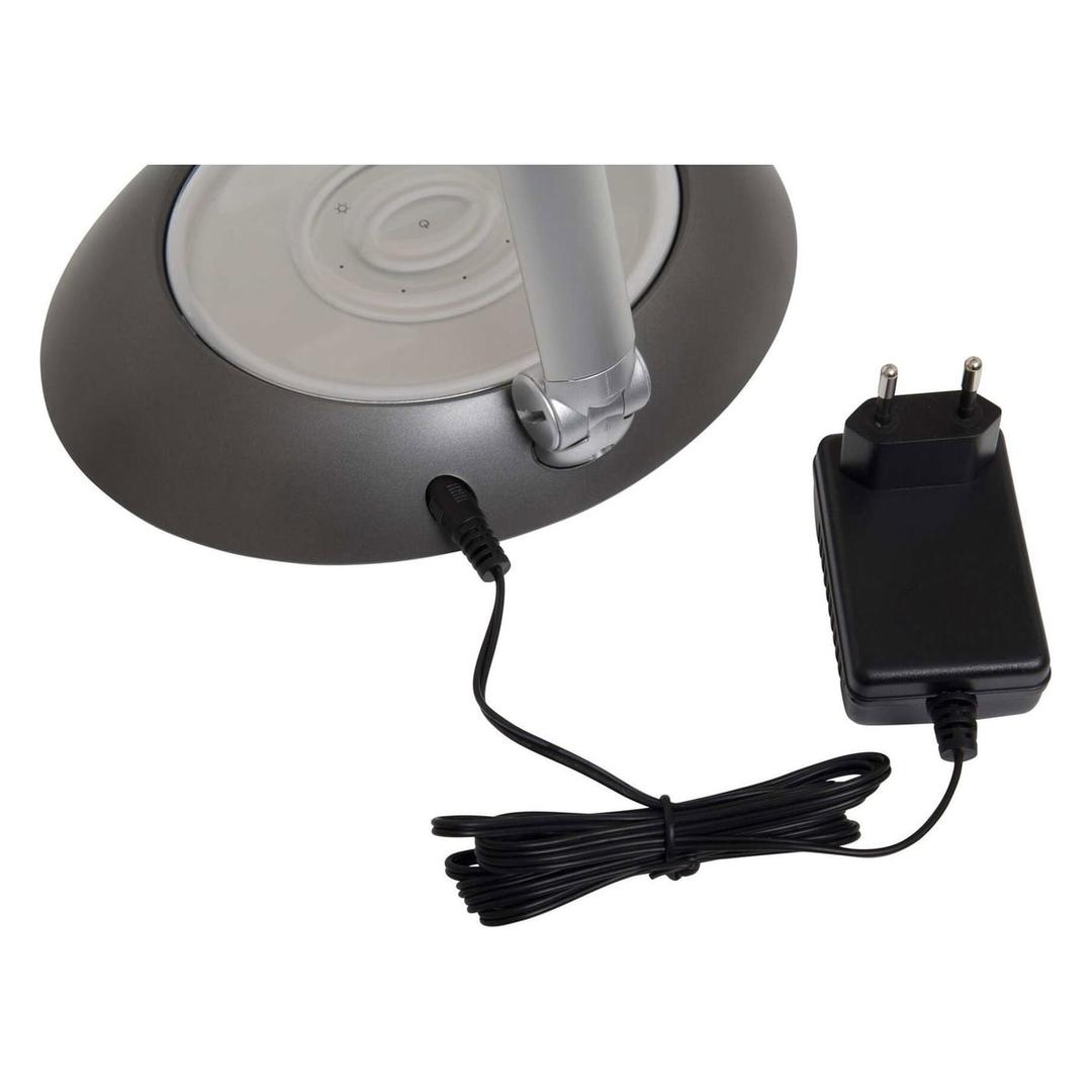 Lampe de bureau LED dimmable, 4000 K space argent MAUL - Lampe de bureau LED dimmable MAULspace argent, détail