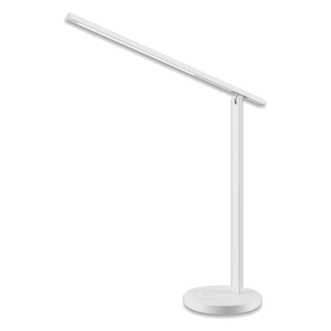 Lampe de bureau LED, tête inclinable Halo blanc HANSA - Lampe de bureau Hansa Halo blanc, vue d'ensemble