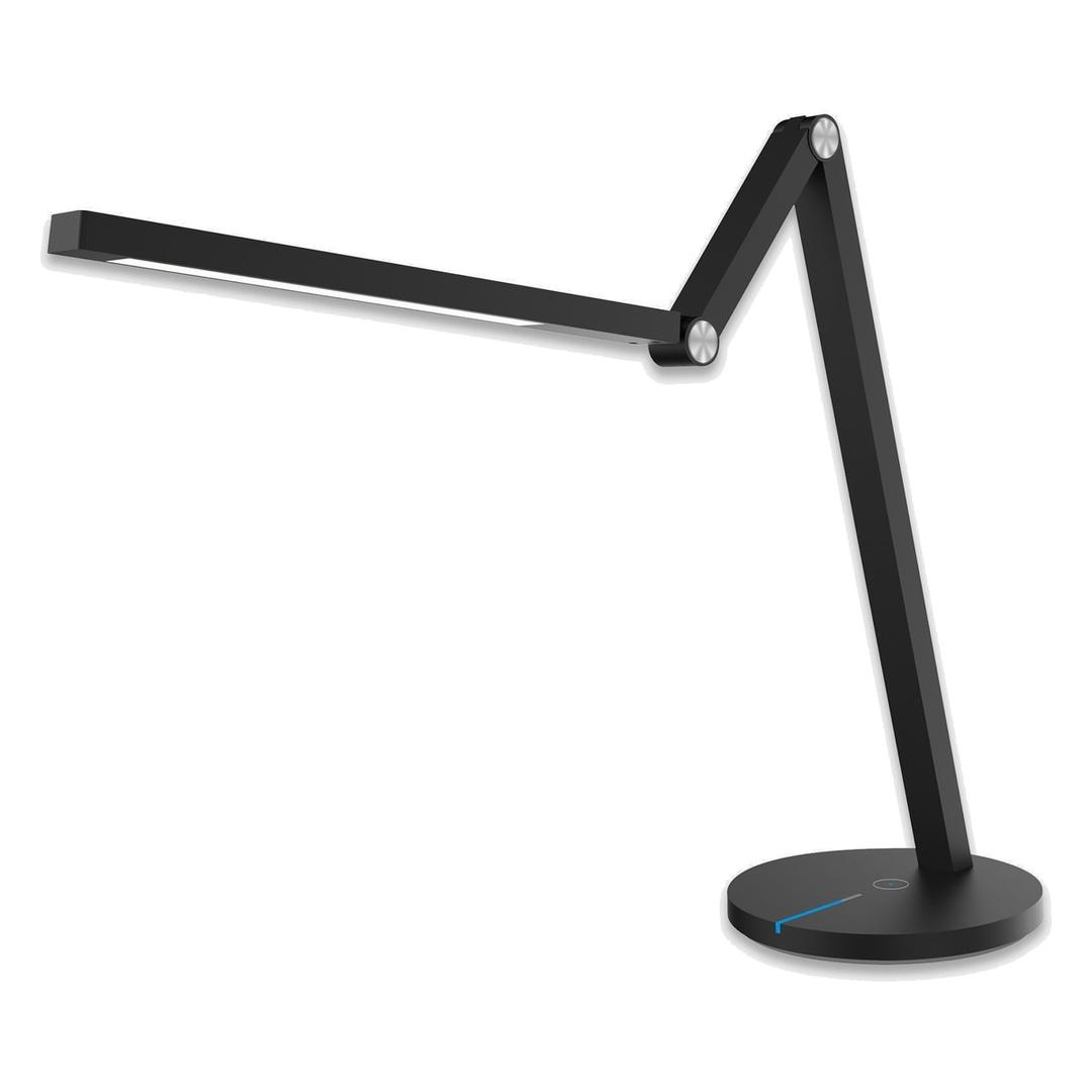 Lampe de bureau LED, double bras Cascade noir HANSA - Lampe de bureau Hansa Cascade noir, vue d'ensemble