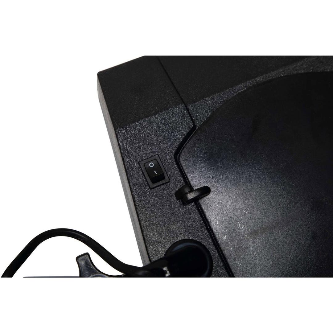 Lampe loupe LED à pince, grande lentille 307 cm² vitrum noir MAUL - Lampe loupe LED à pince MAULvitrum noir, détail