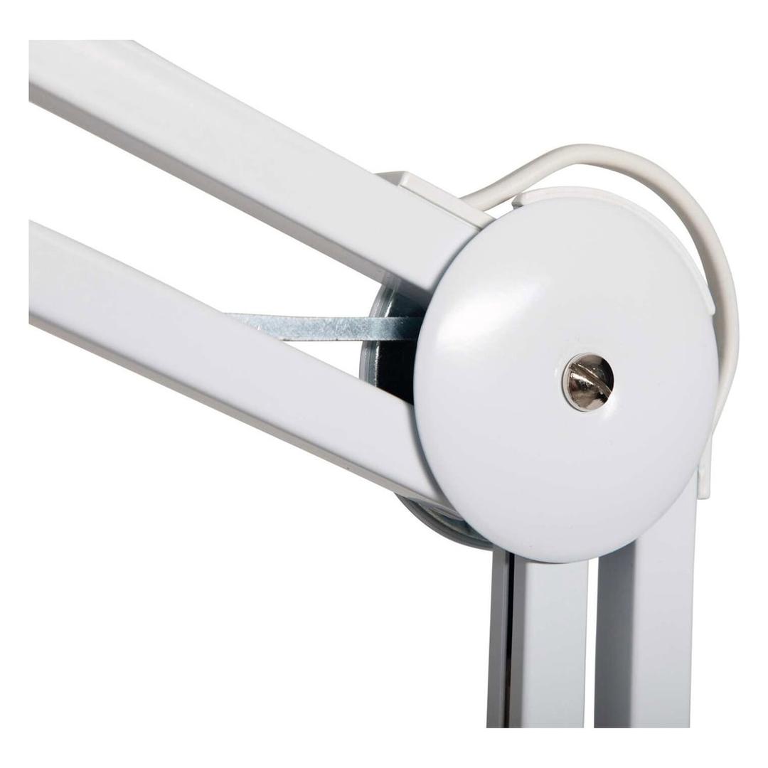 Lampe loupe LED à pince, grande lentille 307 cm² vitrum blanc MAUL - Lampe loupe LED à pince MAULvitrum blanc, détail