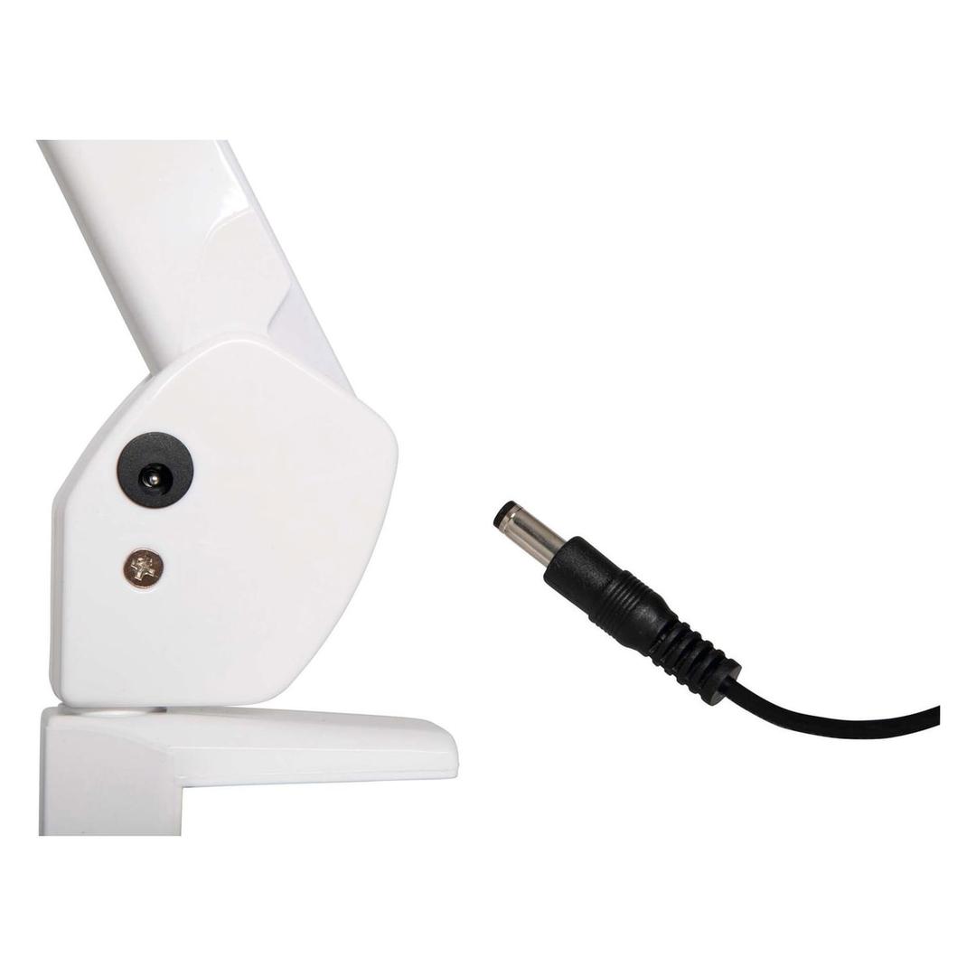 Lampe loupe LED dimmable à pince, lentille 234 cm² crystal blanc MAUL - Lampe loupe LED à pince MAULcrystal blanc, détail