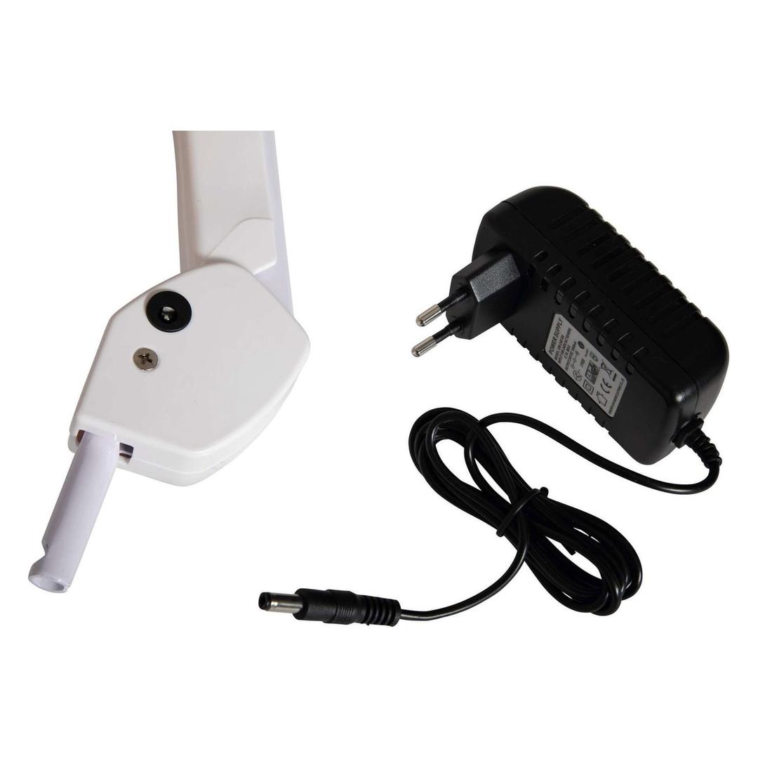 Lampe loupe LED dimmable à pince, lentille 234 cm² crystal blanc MAUL - Lampe loupe LED à pince MAULcrystal blanc, détail
