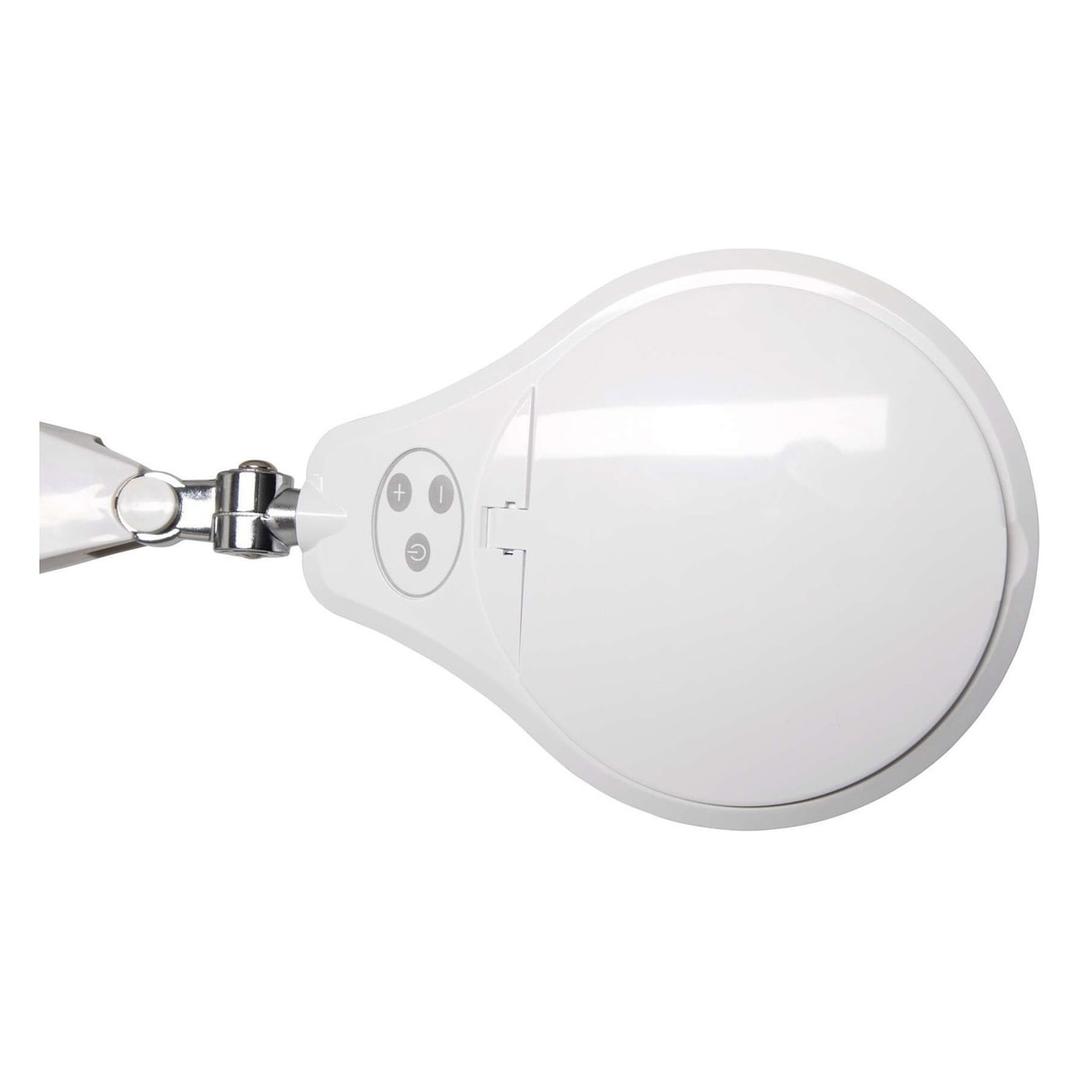 Lampe loupe LED dimmable à pince, 3 dioptries source blanc MAUL - Lampe loupe LED à pince MAULsource blanc, détail