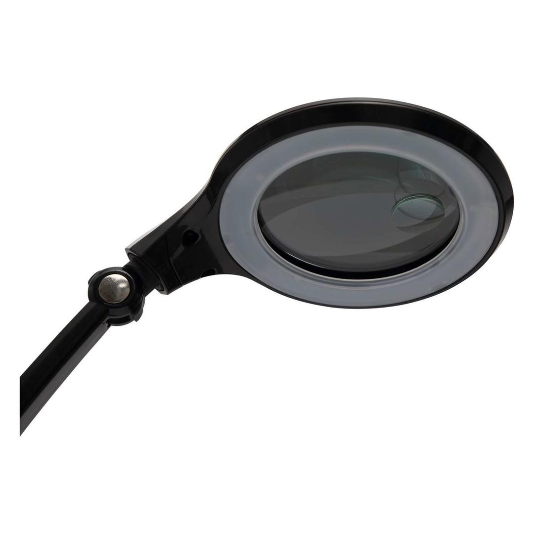 Lampe loupe LED dimmable, double lentille iris noir MAUL - Lampe loupe LED dimmable MAULiris noir, détail