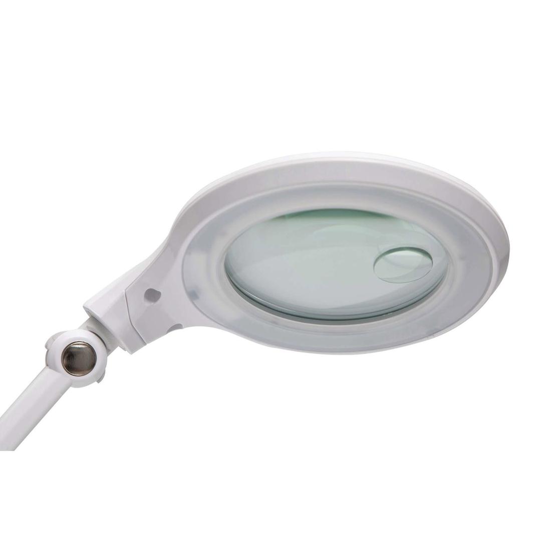 Lampe loupe LED dimmable, double lentille iris blanc MAUL - Lampe loupe LED dimmable MAULiris blanc, détail