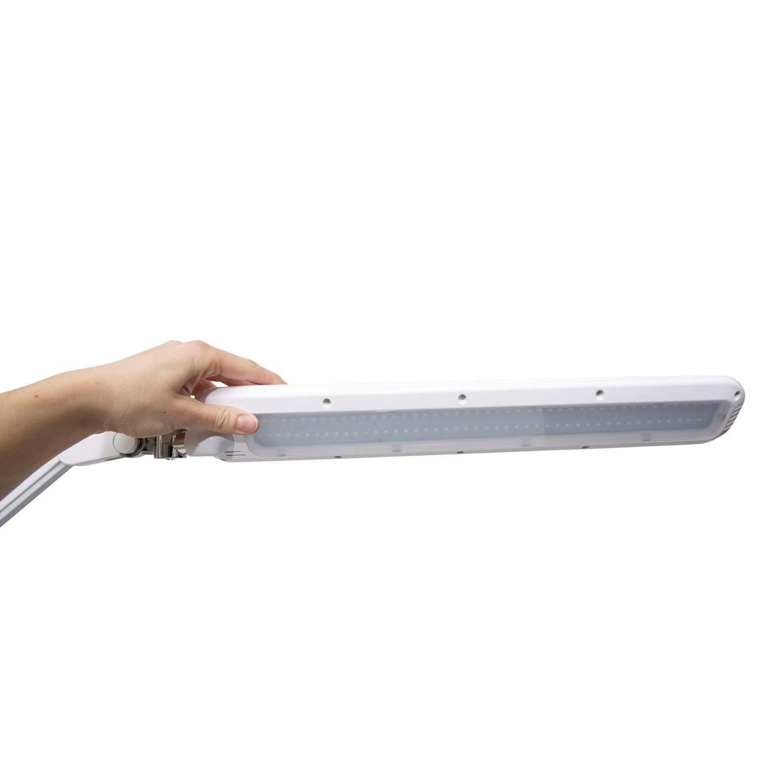 Lampe de travail LED dimmable à pince, 3060 lux craft blanc MAUL - Lampe de travail LED à pince MAULcraft blanc, détail