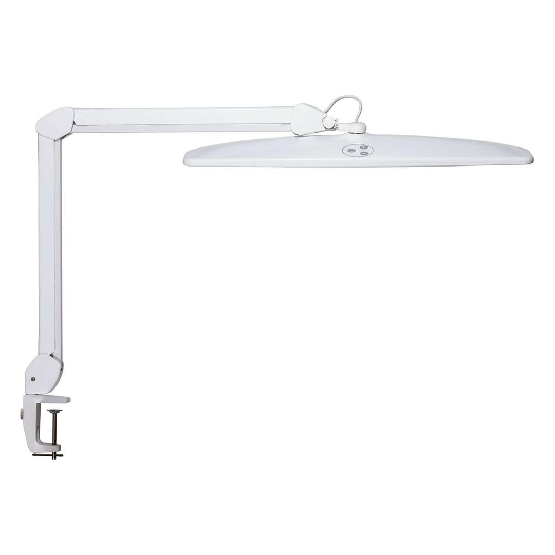 Lampe de travail LED dimmable à pince, 5140 lux explore blanc MAUL - Lampe de travail LED à pince MAULexplore blanc, vue d'ensemble