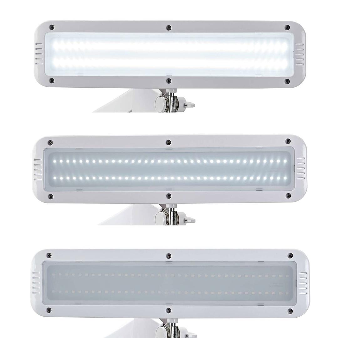 Lampe de travail LED dimmable à pince, 2920 lux intro blanc MAUL - Lampe de travail LED à pince MAULintro blanc, dimensions
