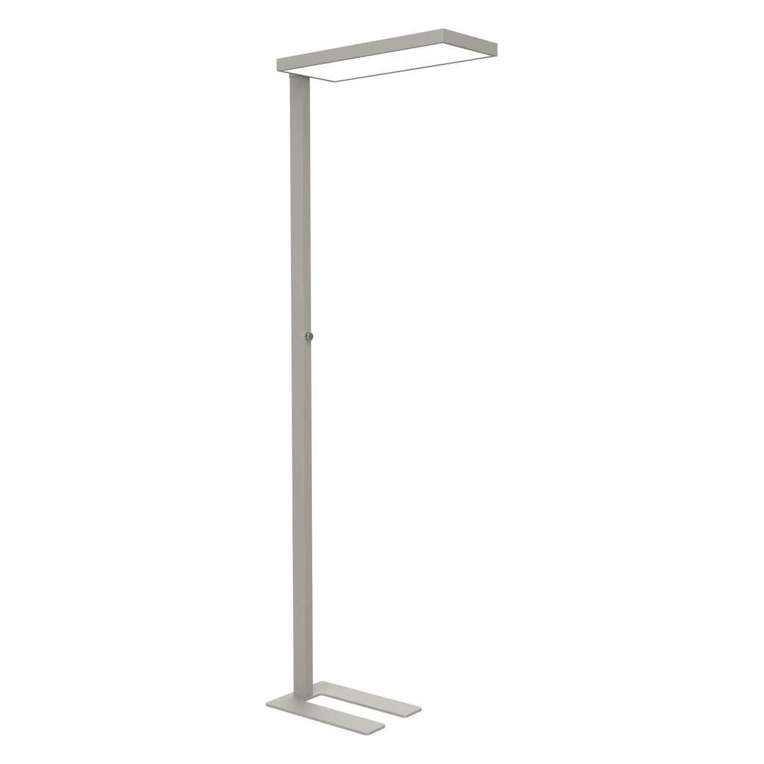 Lampadaire LED dimmable, direct et indirect jura argent MAUL - Lampadaire LED dimmable MAULjura argent, vue d'ensemble