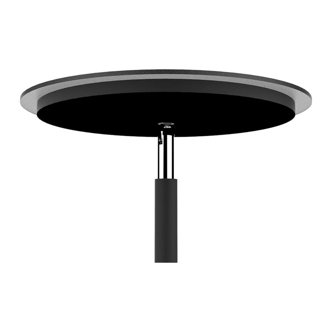 Lampadaire LED à éclairage indirect, vasque inclinable LEDDY UNILUX - Lampadaire LED à éclairage indirect UNILUX LEDDY noir, vasque en verre dépoli, détail