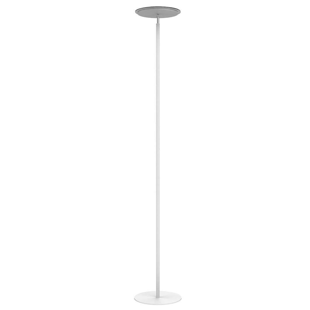 Lampadaire LED à éclairage indirect, vasque inclinable LEDDY UNILUX - Lampadaire LED à éclairage indirect UNILUX LEDDY blanc, vue d'ensemble