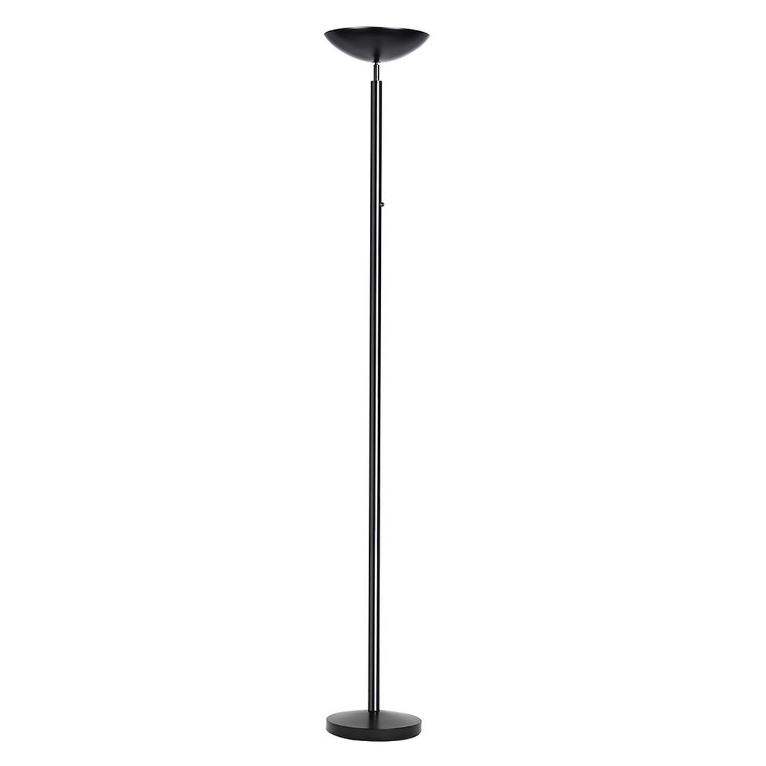 Lampadaire LED à éclairage indirect, mât droit DELY 2.0 UNILUX - Lampadaire LED à éclairage indirect UNILUX DELY 2.0 noir, vue d'ensemble