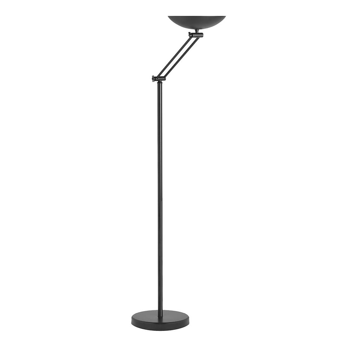 Lampadaire LED à éclairage indirect, mât articulé DELY 2.0 articulé UNILUX - Lampadaire LED à éclairage indirect UNILUX DELY 2.0 articulé noir, vue d'ensemble