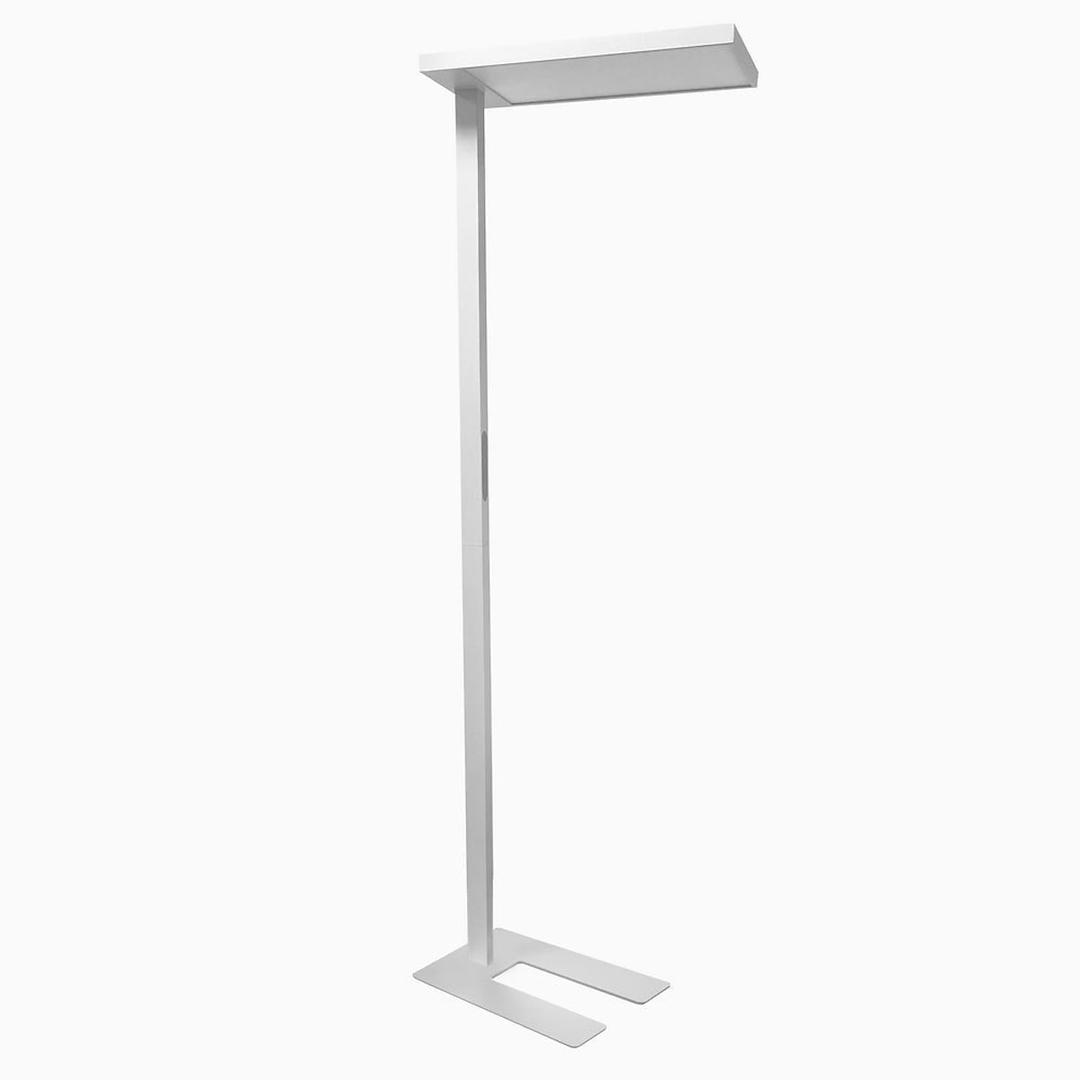 Lampadaire LED, 50 % direct et 50 % indirect VERSUS UNILUX - Lampadaire LED UNILUX VERSUS blanc, vue d'ensemble