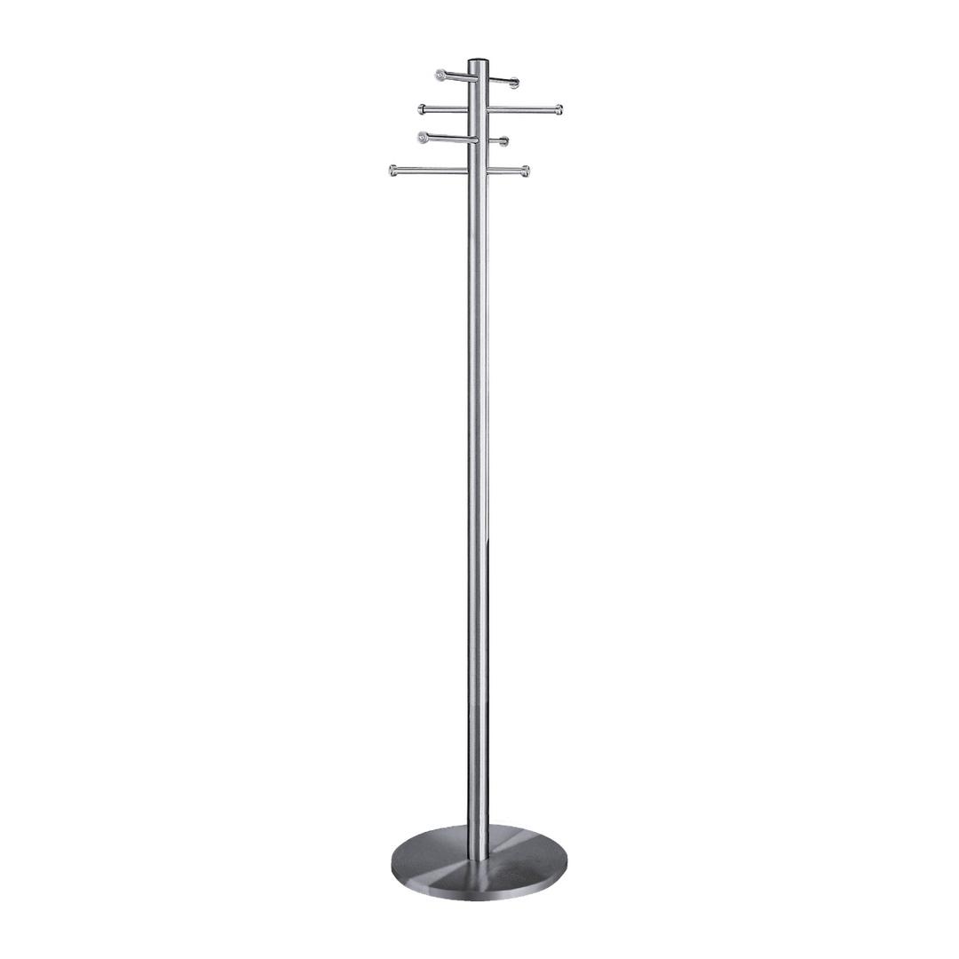 Portemanteau sur pied en inox, 4 bras coulissants Arte KERKMANN - Portemanteau sur pied en inox kerkmann Arte, vue d'ensemble