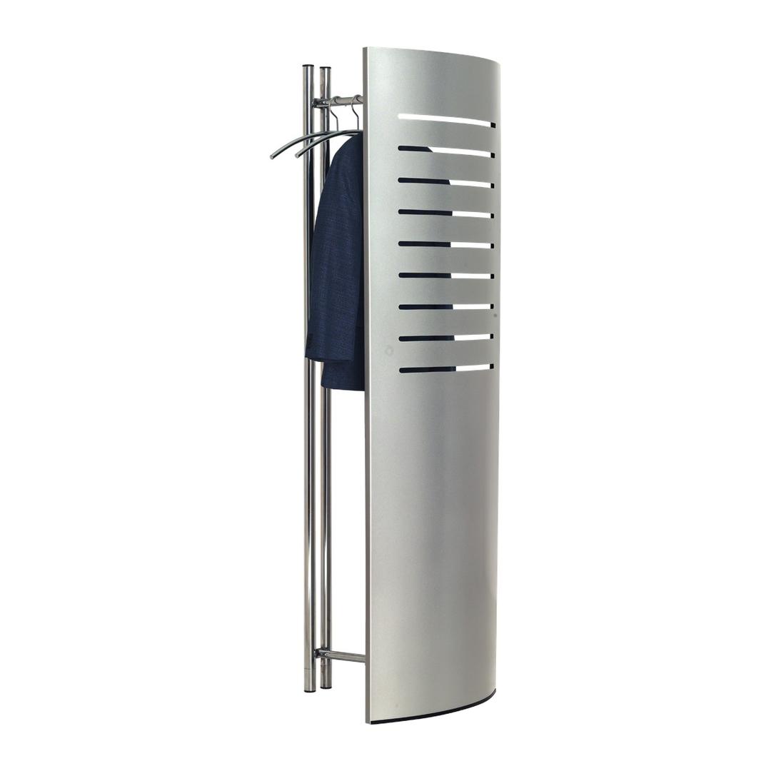 Portemanteau design à pose libre, panneau brise-vue tec-art KERKMANN - Portemanteau design à pose libre kerkmann tec-art gris argent, vue d'ensemble