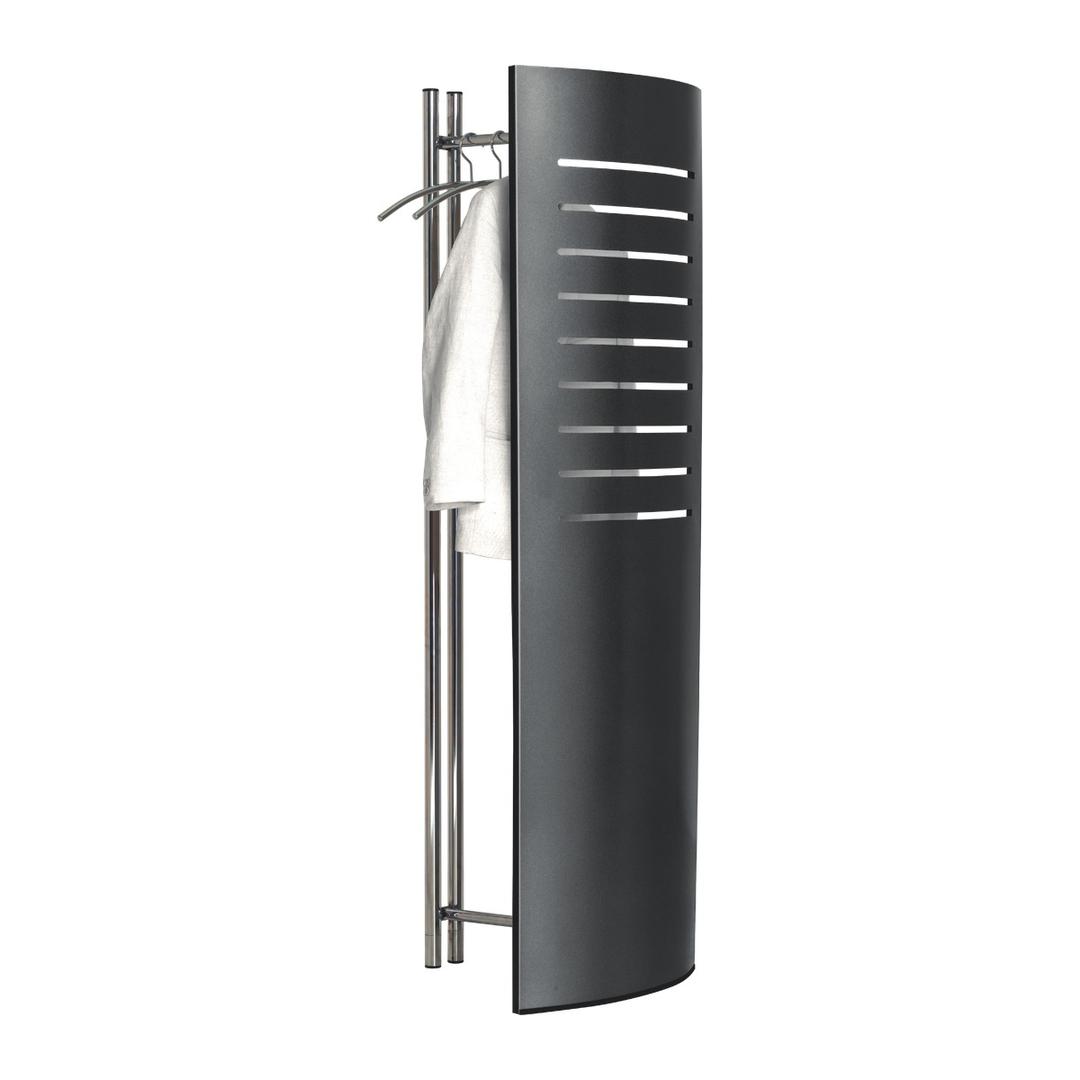 Portemanteau design à pose libre, panneau brise-vue tec-art KERKMANN - Portemanteau design à pose libre kerkmann tec-art anthracite, vue d'ensemble