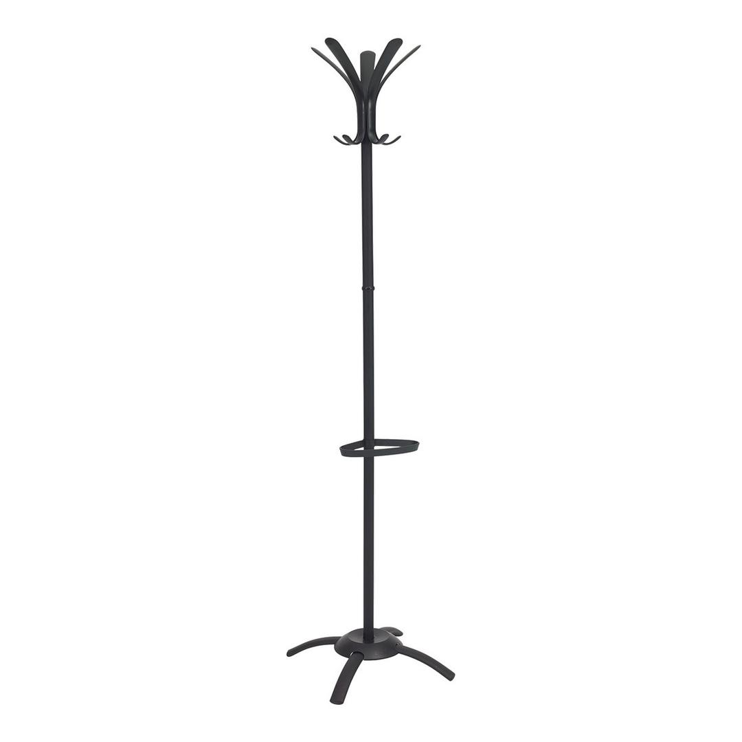 Portemanteau perroquet, 5 doubles patères CLEO ALBA - Portemanteau perroquet ALBA CLEO noir, vue d'ensemble