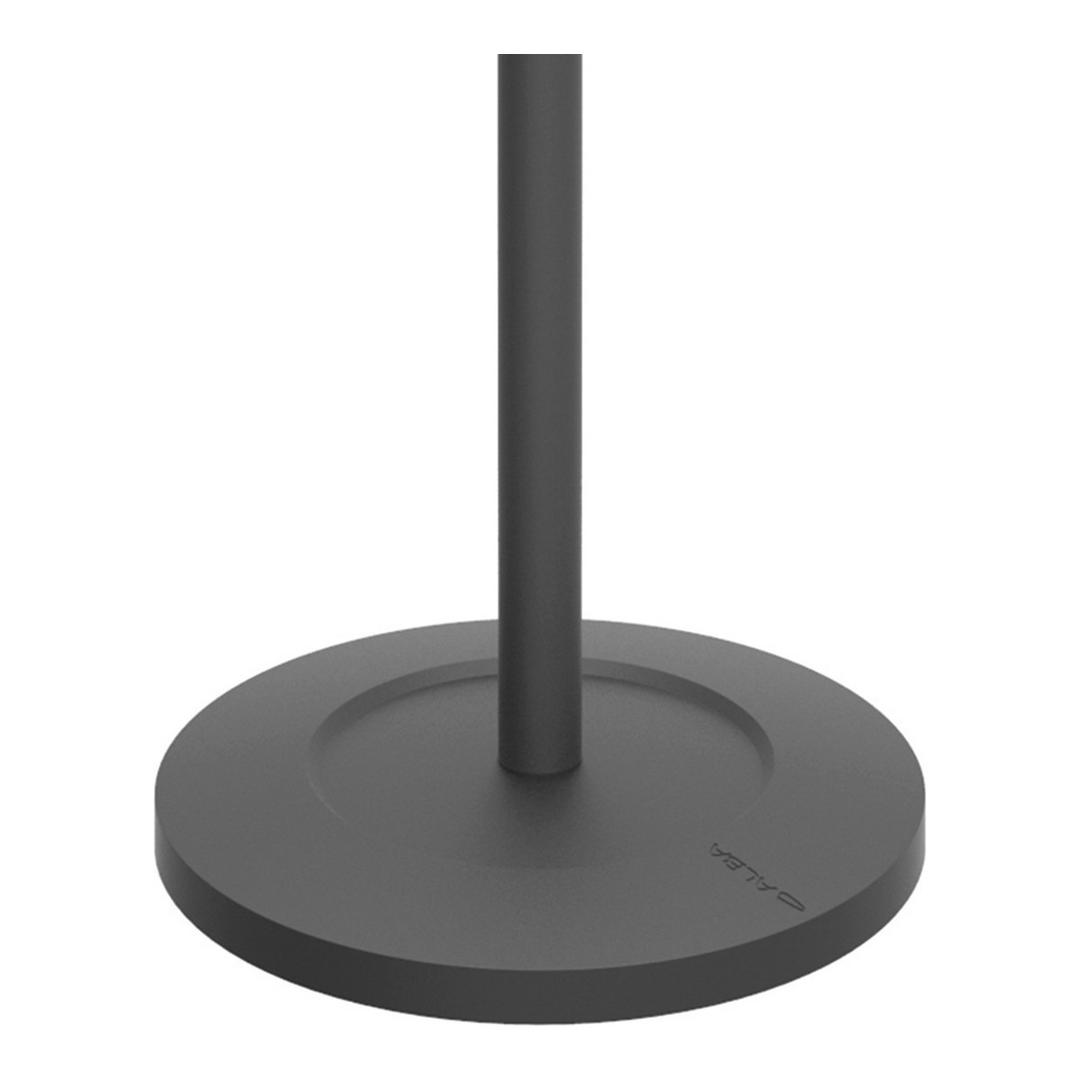 Portemanteau sur pied, 6 patères en bois MUSIC ALBA - Portemanteau sur pied ALBA MUSIC noir, base lestée, détail