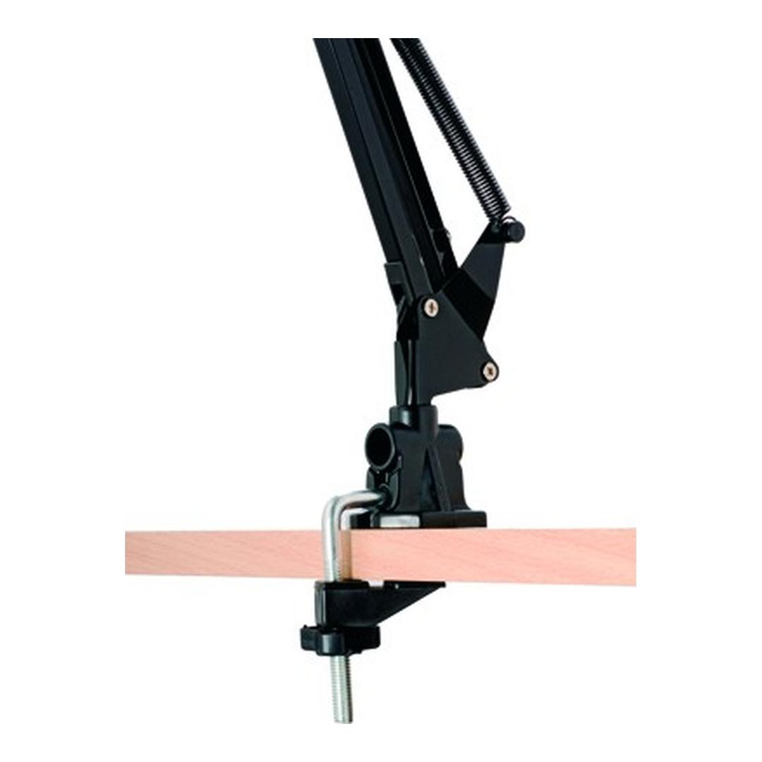 Lampe architecte sans ampoule, socle et pince ARCHI ALBA - Lampe architecte sans ampoule ALBA ARCHI noir, pince de table, détail