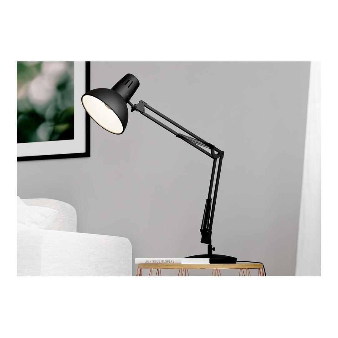 Lampe architecte sans ampoule, socle et pince ARCHI ALBA - Lampe architecte sans ampoule ALBA ARCHI noir, en situation