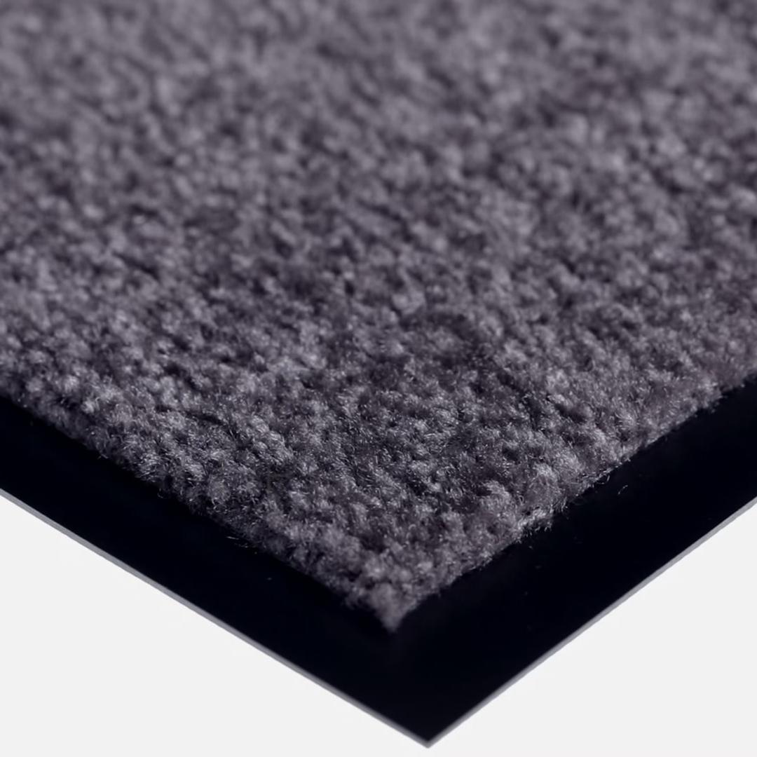 Tapis anti-salissure d'intérieur, lavable EAZYCARE COLOR gris 60 × 90 cm - Tapis anti-salissure miltex EAZYCARE COLOR gris 60 × 90 cm, angle du tapis et bordure