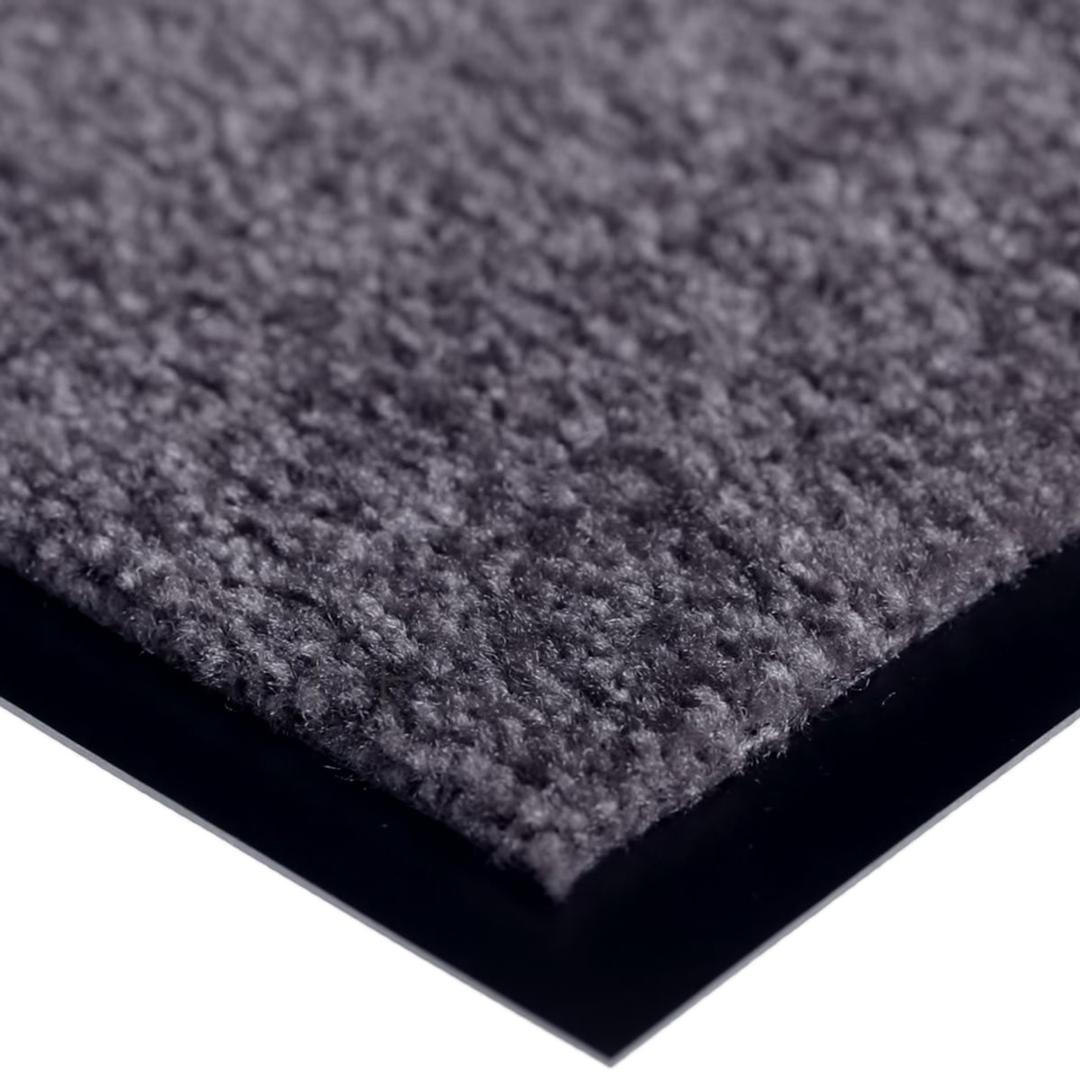 Tapis anti-salissure d'intérieur, lavable EAZYCARE COLOR gris 60 × 90 cm MILTEX - Tapis anti-salissure miltex EAZYCARE COLOR gris 60 × 90 cm, angle du tapis et bordure
