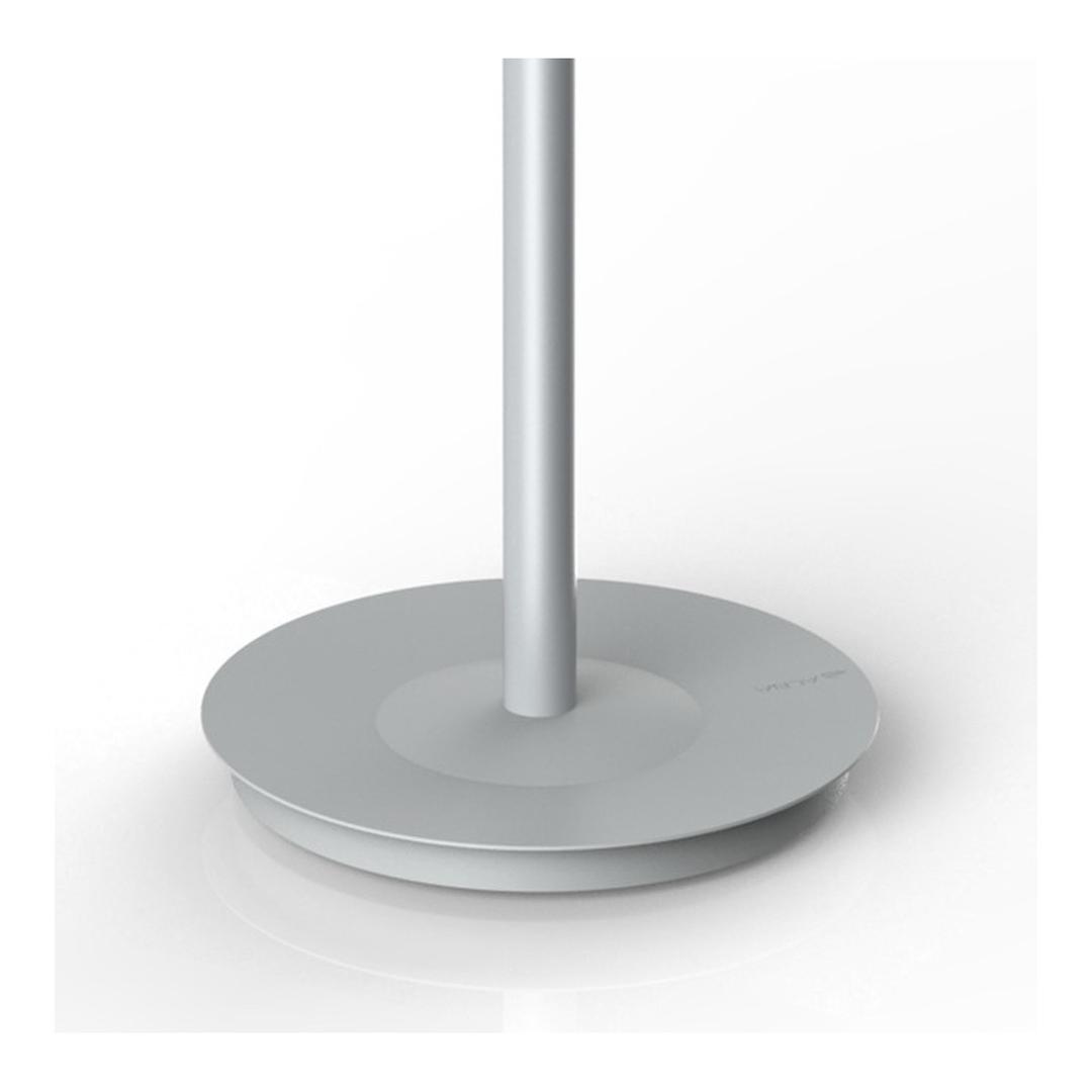 Portemanteau sur pied, 5 grandes patères FESTIVAL ALBA - Portemanteau sur pied ALBA FESTIVAL gris et blanc, base lestée, détail