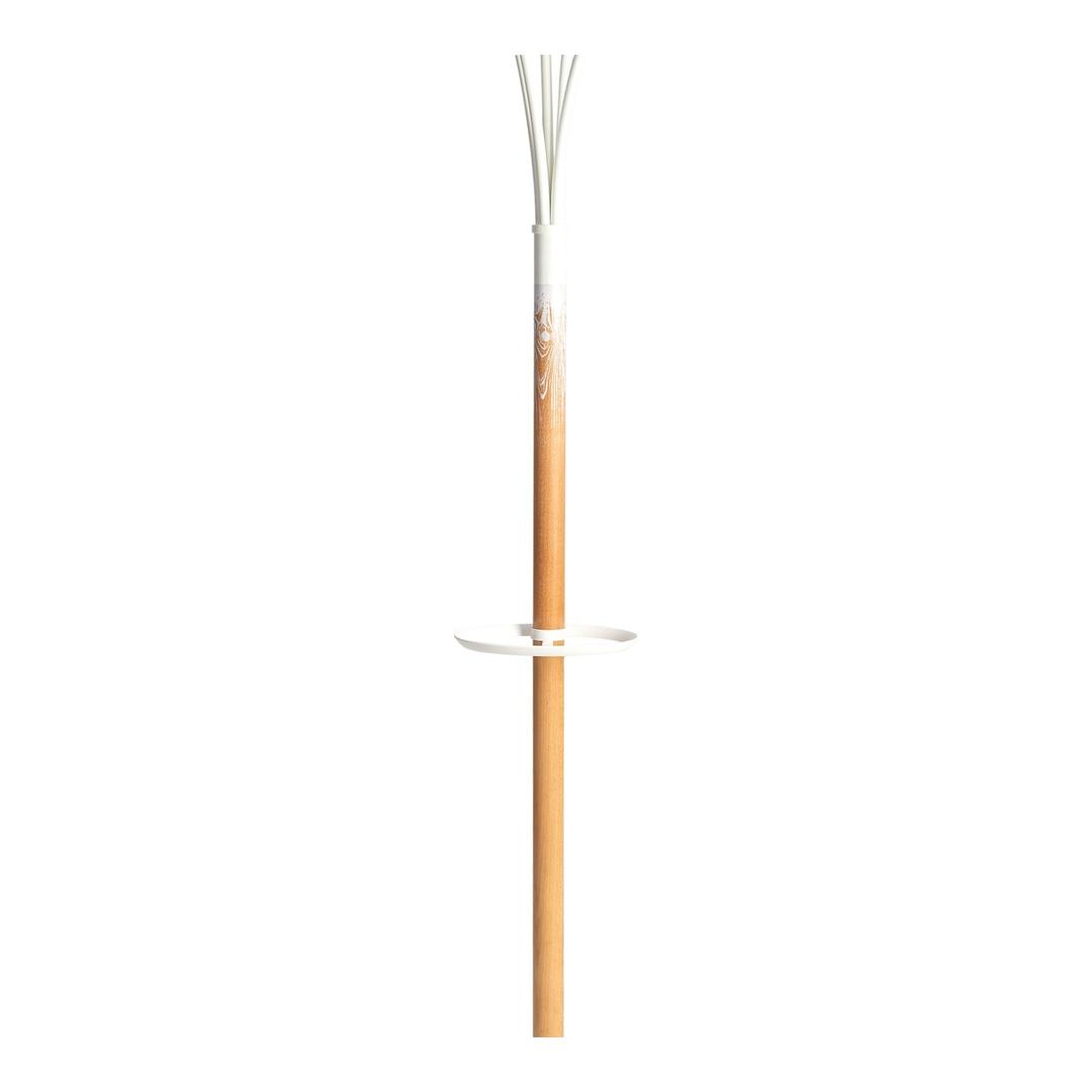 Portemanteau sur pied, 5 grandes patères FESTIVAL ALBA - Portemanteau sur pied ALBA FESTIVAL fût en bois, fût en bois, détail