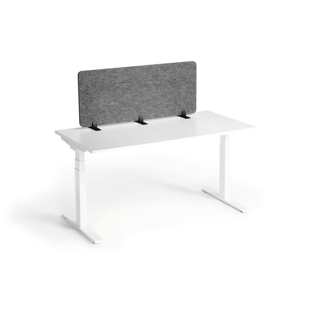 Écran de bureau acoustique, 120 x 50 cm EFFECT 120 DURABLE - Écran de bureau acoustique DURABLE EFFECT 120, vue d'ensemble, posé sur ses pieds