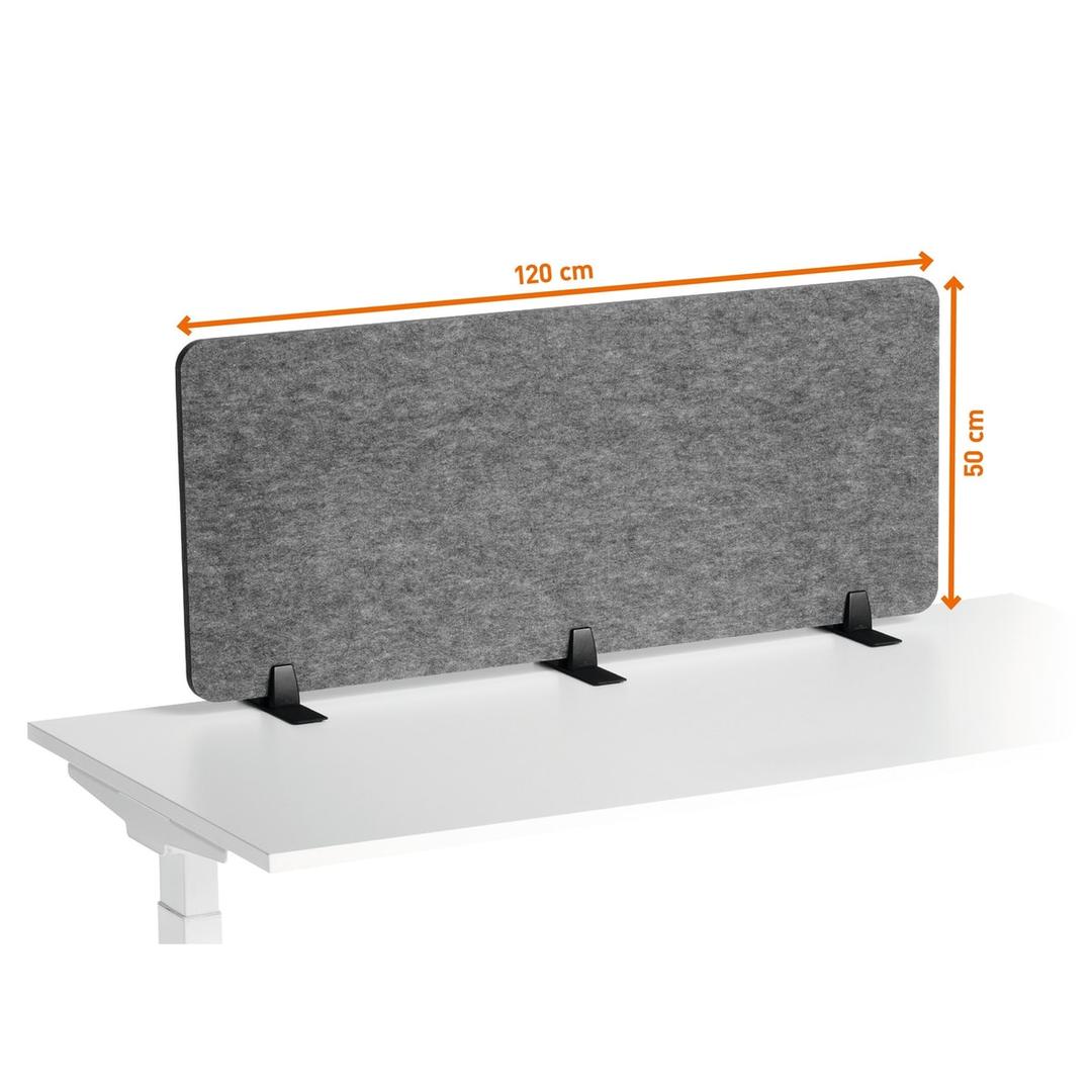 Écran de bureau acoustique, 120 x 50 cm EFFECT 120 DURABLE - Écran de bureau acoustique DURABLE EFFECT 120, dimensions 120 x 50 cm