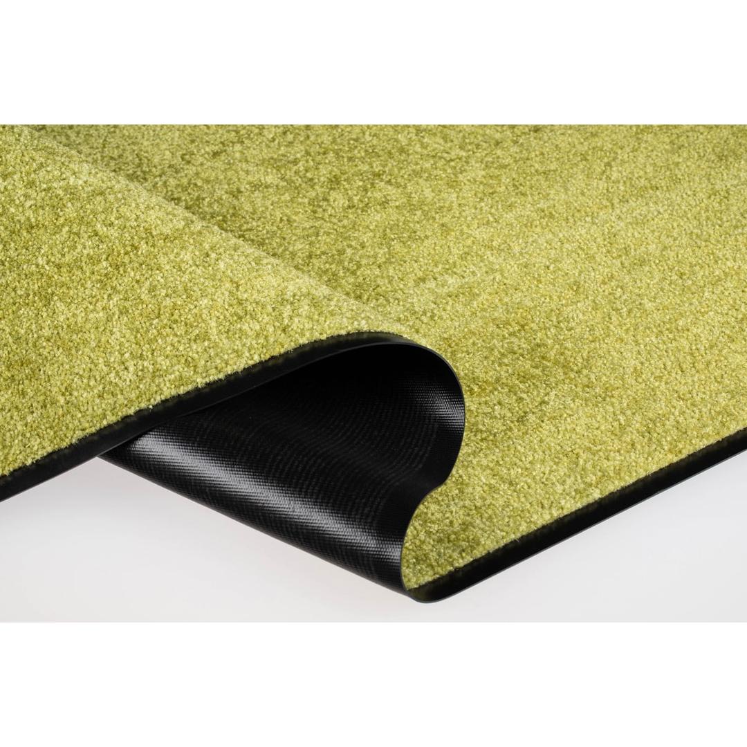 Tapis anti-salissure d'intérieur, lavable EAZYCARE COLOR vert 60 × 90 cm MILTEX - Tapis anti-salissure miltex EAZYCARE COLOR vert 60 × 90 cm, coin replié, dos en vinyle