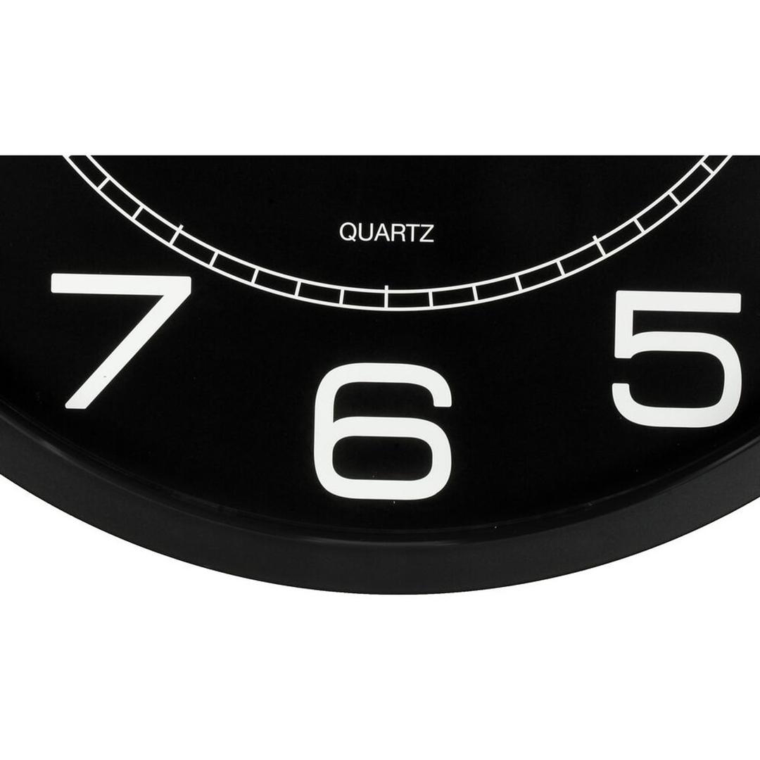 Très grande horloge murale, Ø 57,5 cm MEGA noir UNILUX - Très grande horloge murale UNILUX MEGA noir, détail du cadran