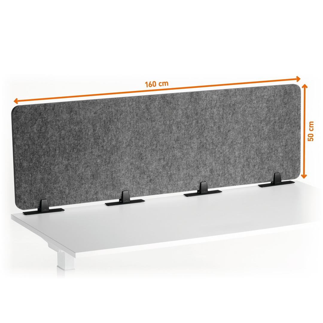 Écran de bureau acoustique, 160 x 50 cm EFFECT 160 DURABLE - Écran de bureau acoustique DURABLE EFFECT 160, dimensions 160 x 50 cm