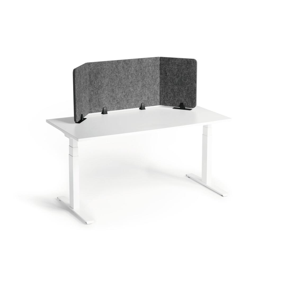 Écran de bureau acoustique, 160 x 50 cm EFFECT 160 DURABLE - Écran de bureau acoustique DURABLE EFFECT 160, plié autour du poste