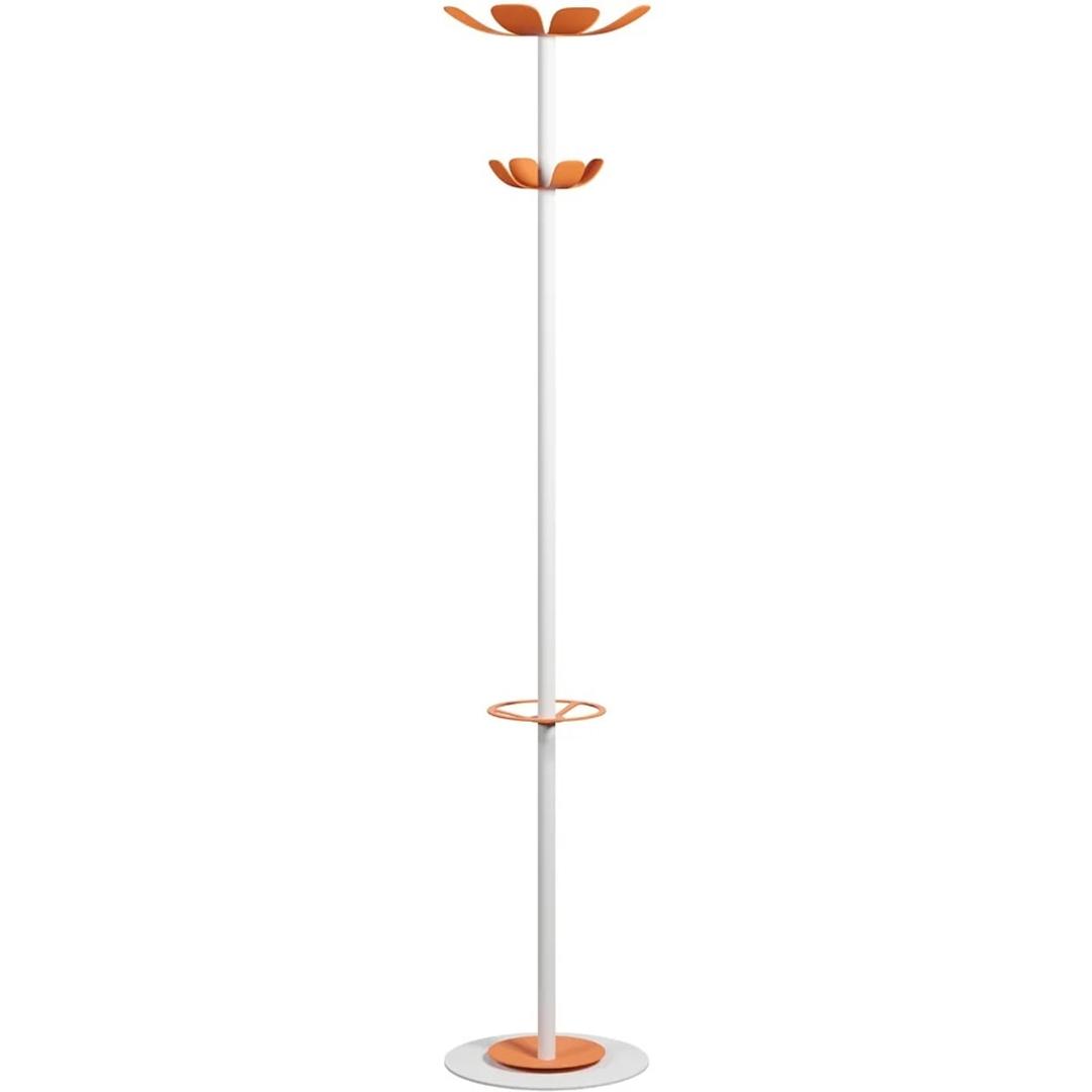 Portemanteau sur pied, 8 crochets COLOR RANGE PAPERFLOW - Portemanteau sur pied PAPERFLOW COLOR RANGE blanc et orange, vue d'ensemble