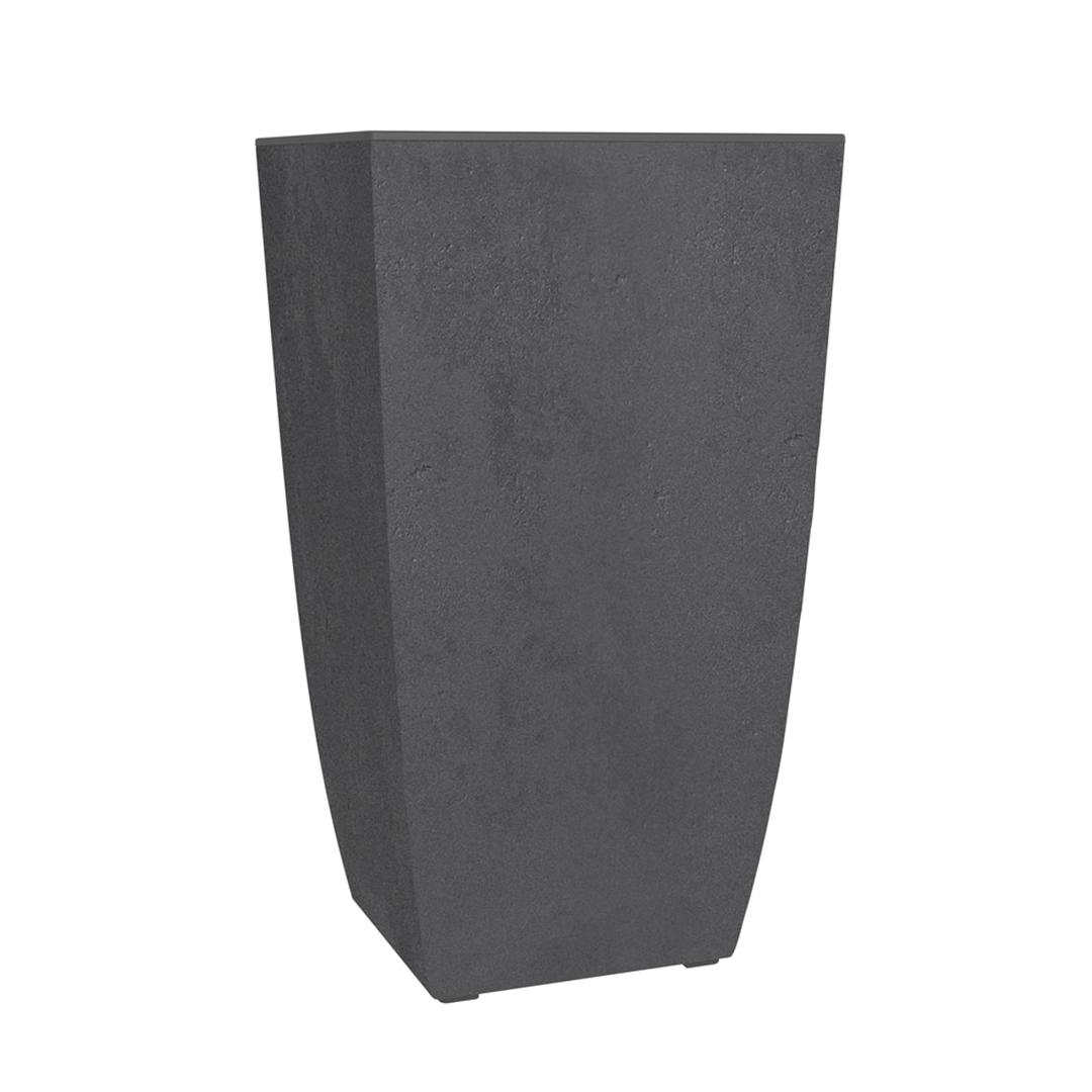 Colonne à plantes, bac amovible Diva BASALT carré haut 78 cm anthracite POÉTIC - Colonne à plantes Poétic Diva BASALT carré haut 78 cm anthracite, vue d'ensemble